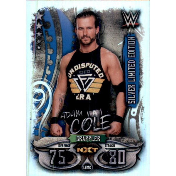 LEMC - Adam Cole - Silver Limited Edition - WWE Slam Attax - LIVE