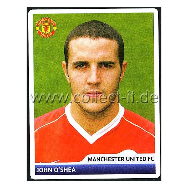 UEFA Champions League 2006-2007 Sticker John OShea panini, bild