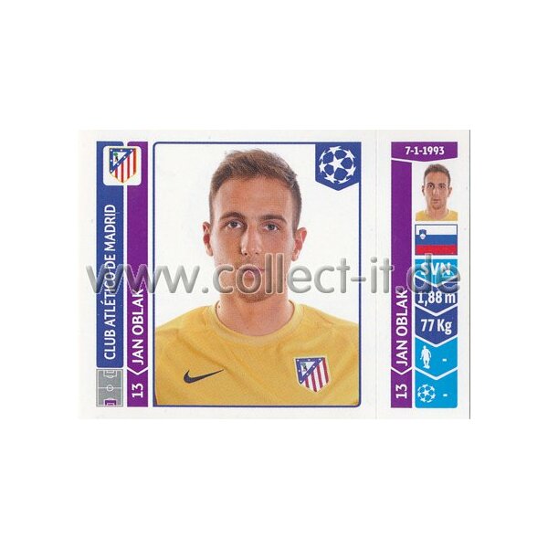 Sticker 48 - Jan Oblak - Club Atletico de Madrid