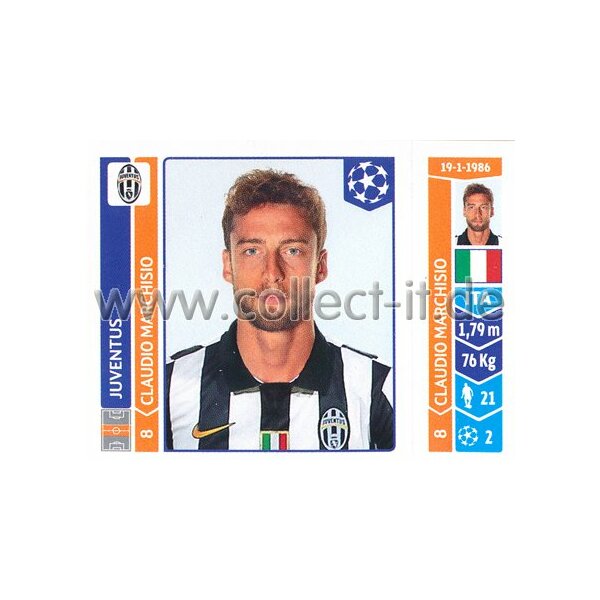 Sticker 63 - Claudio Marchisio - Juventus