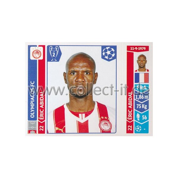 Sticker 76 - Eric Abidal - Olympiacos FC