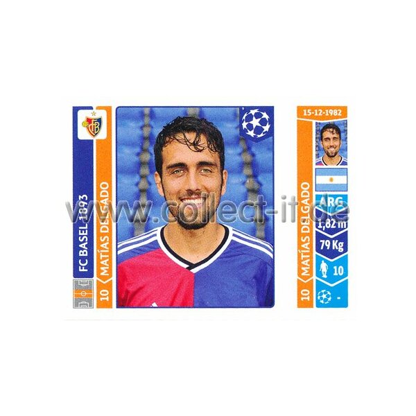Sticker 134 - Matias Delgado - FC Basel 1893
