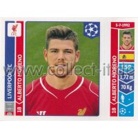 Sticker 149 - Alberto Moreno - Liverpool FC