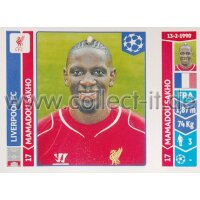 Sticker 156 - Mamadou Sakho - Liverpool FC