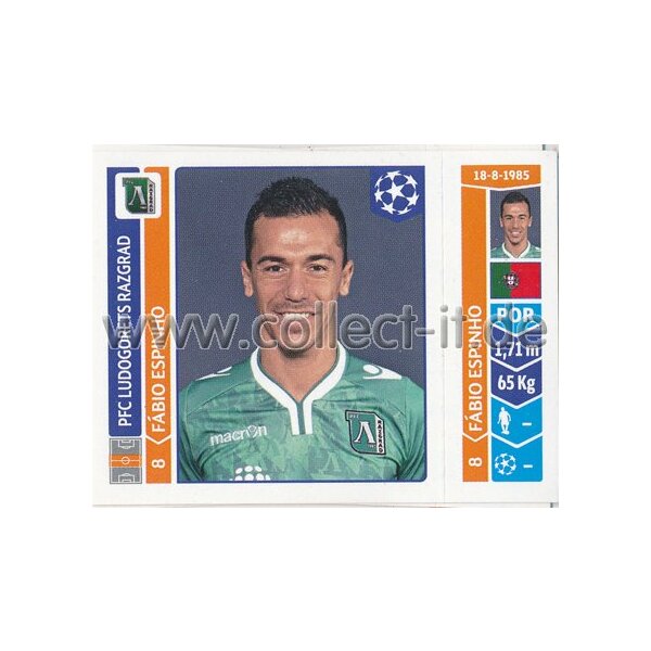 Sticker 169 - Fabio Espinho - PFC Ludogorets Razgrad