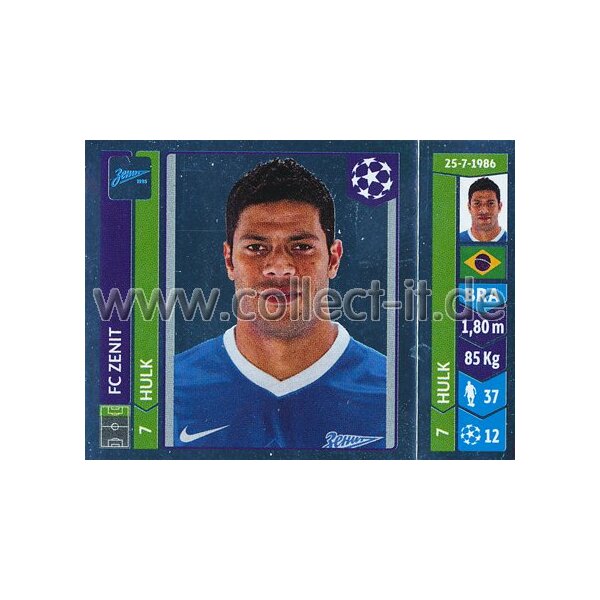 Sticker 206 - Hulk - FC Zenit