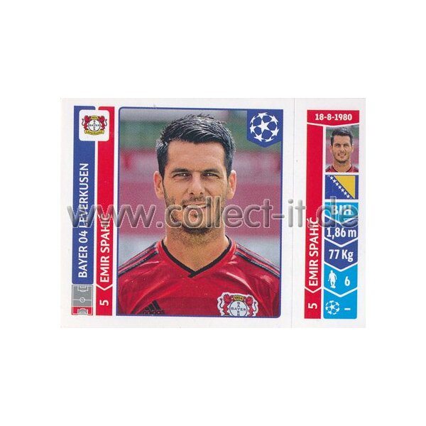 Sticker 219 - Emir Spahic - Bayer 04 Leverkusen