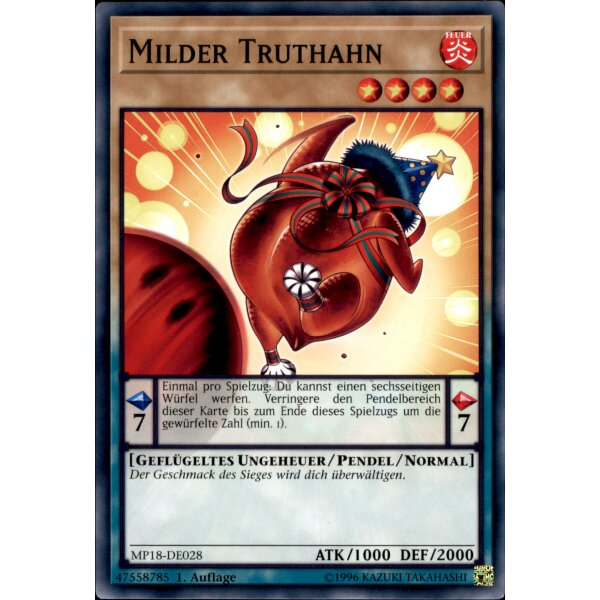 MP18-DE028 - Milder Truthahn - 1. Auflage