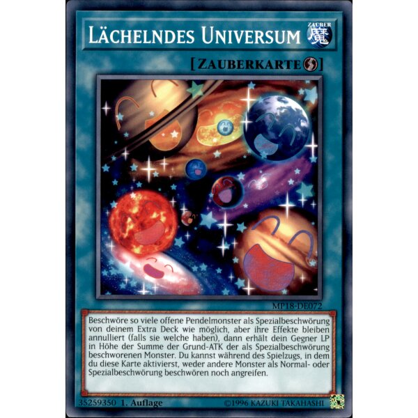 MP18-DE072 - Lächelndes Universum - 1. Auflage