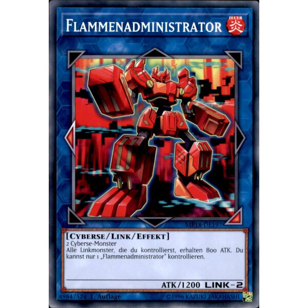 MP18-DE197 - Flammenadministrator - 1. Auflage