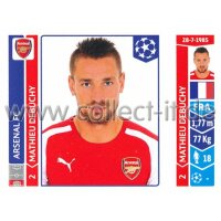 Sticker 254 - Mathieu Debuchy - Arsenal FC