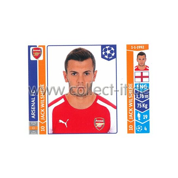 Sticker 258 - Jack Wilshere - Arsenal FC