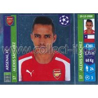 Sticker 261 - Alexis Sanchez - Arsenal FC