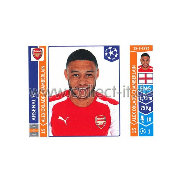 Sticker 269 - Alex Oxlade-Chamberlain - Arsenal FC