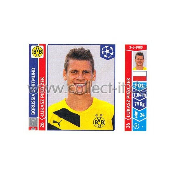 Sticker 272 - Lukasz Piszczek - Borussia Dortmund