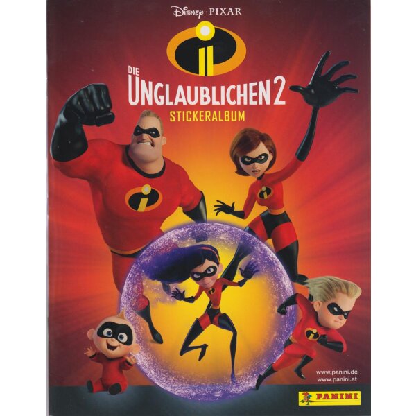 Panini - Die Unglaublichen - Serie 2 - Sammelsticker - 1 Album