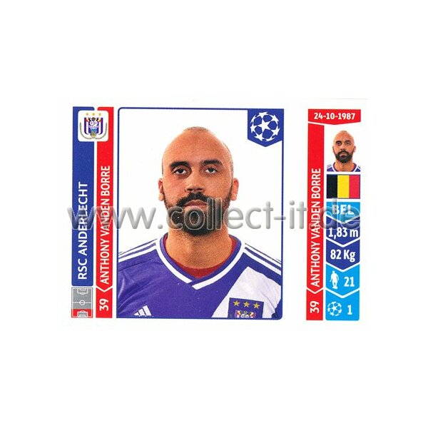 Sticker 308 - Anthony Vanden Borre - RSC Anderlecht