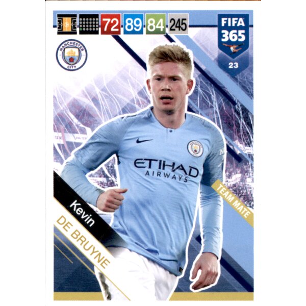 Fifa 365 Cards 2019 - 23 - Kevin De Bruyne - Team Mate