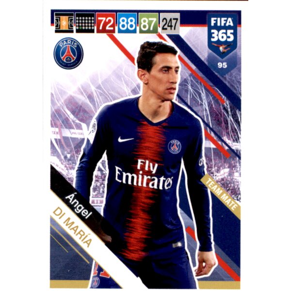 Fifa 365 Cards 2019 - 95 - Angel Di Maria - Team Mate