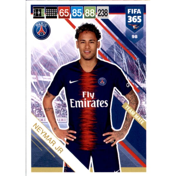 Fifa 365 Cards 2019 - 98 - Neymar Jr - Team Mate