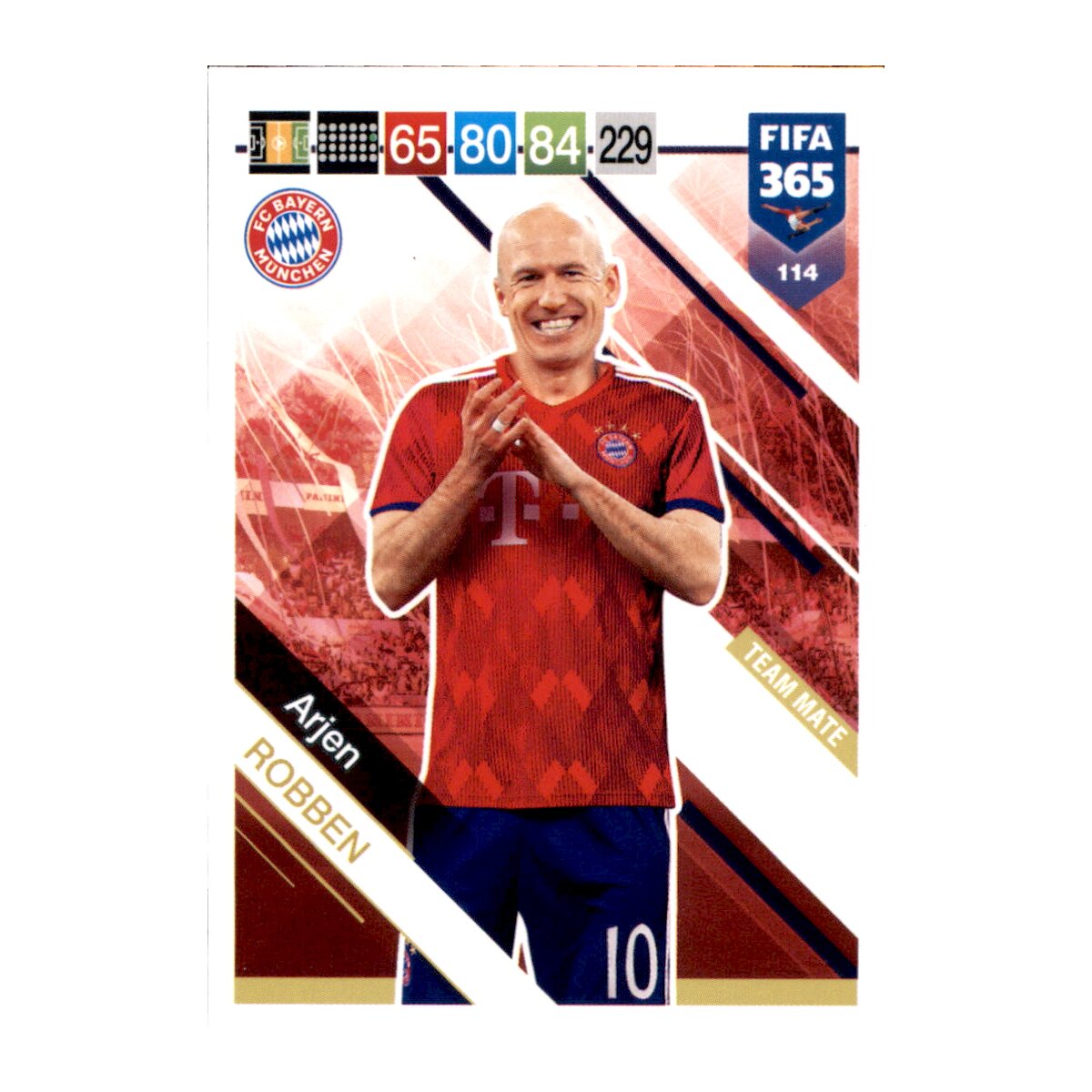 Fifa 365 Cards 2019 - 114 - Arjen Robben - Team Mate, 0,79