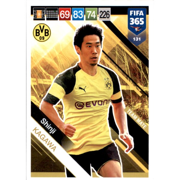 Fifa 365 Cards 2019 - 131 - Shinji Kagawa - Team Mate