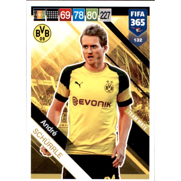 Fifa 365 Cards 2019 - 132 - Andre Schürrle - Team Mate