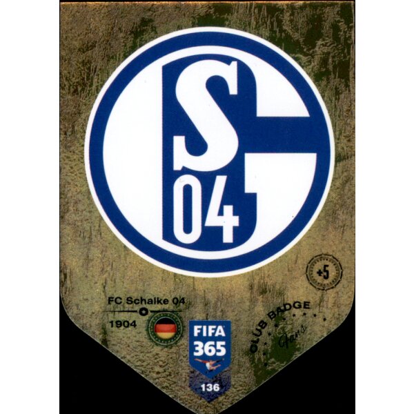 Fifa 365 Cards 2019 - 136 - Club Badge - FC Schalke 04