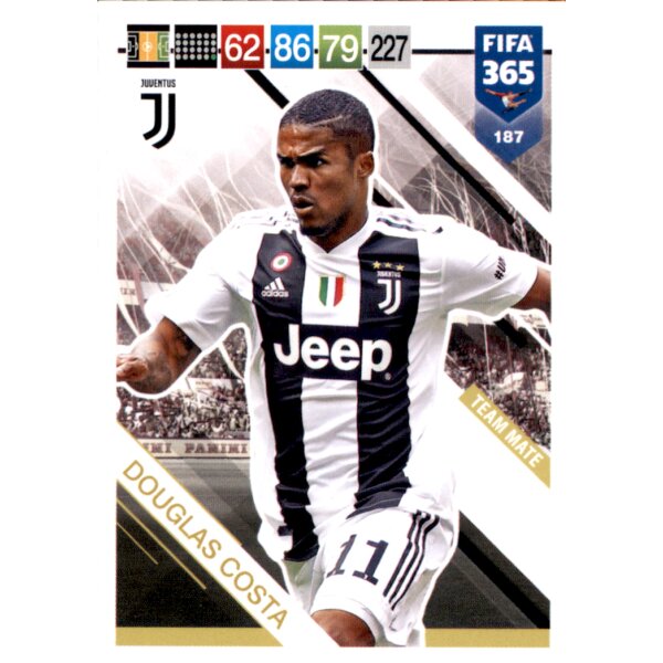 Fifa 365 Cards 2019 - 187 - Douglas Costa - Team Mate