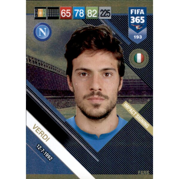 Fifa 365 Cards 2019 - 193 - Simone Verdi - Impact Signing