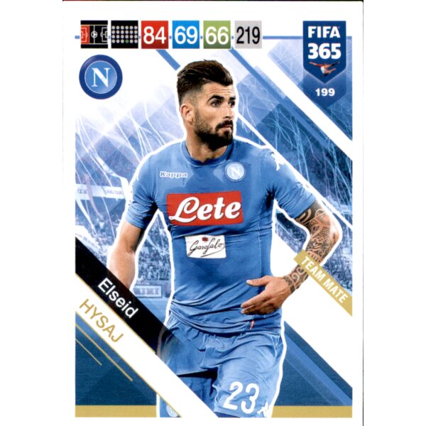 Fifa 365 Cards 2019 - 199 - Elseid Hysaj - Team Mate