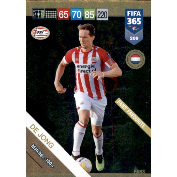 Fifa 365 Cards 2019 - 209 - Luuk De Jong - Fans Favourite