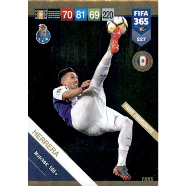 Fifa 365 Cards 2019 - 227 - Hector Herrera - Fans Favourite