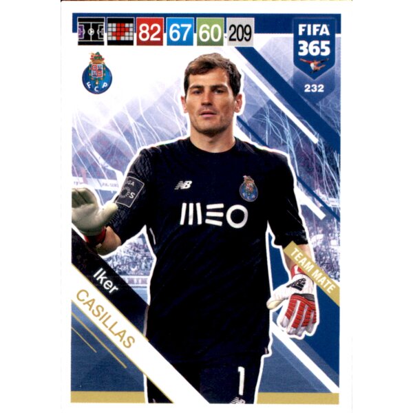 Fifa 365 Cards 2019 - 232 - Iker Casillas - Team Mate