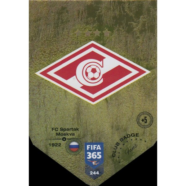 Fifa 365 Cards 2019 - 244 - Club Badge - FC Spartak Moskva