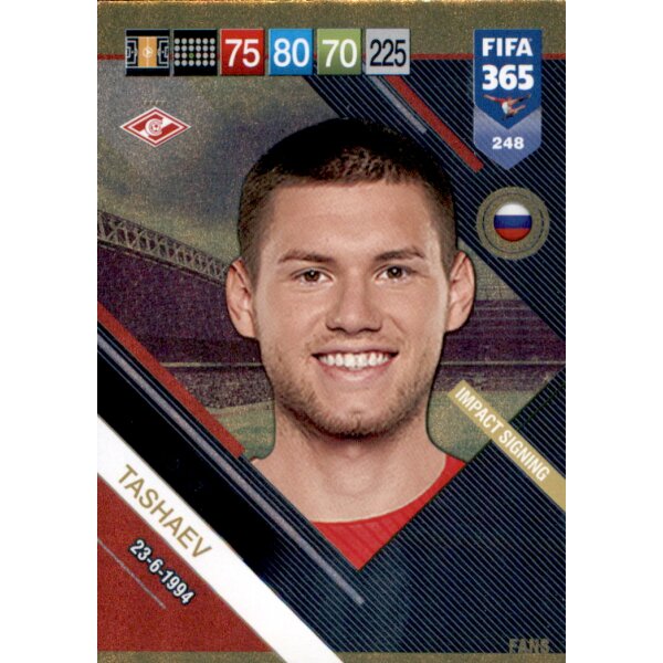 Fifa 365 Cards 2019 - 248 - Aleksandr Tashaev - Impact Signing