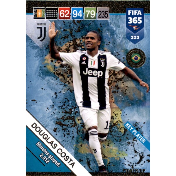 Fifa 365 Cards 2019 - 323 - Douglas Costa - Key Players