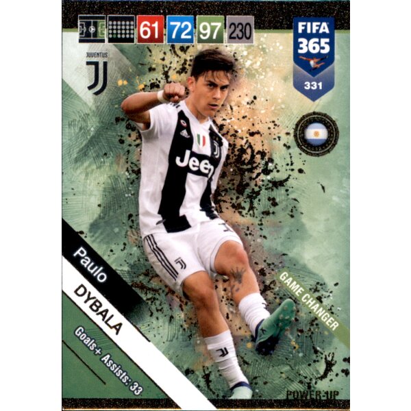 Fifa 365 Cards 2019 - 331 - Paulo Dybala - Game Changers