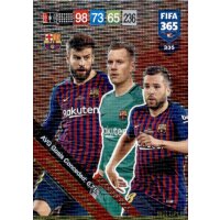 Fifa 365 Cards 2019 - 335 - Gerard Pique / Marc-Andre ter...