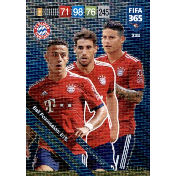 Fifa 365 Cards 2019 - 338 - Thiago / Javi Martinez / James Rodriguez - Midfield Engine