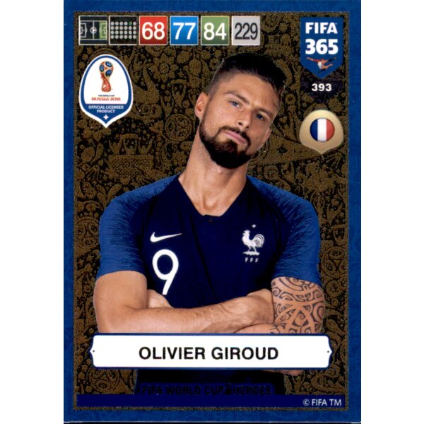 Fifa 365 Cards 2019 - 393 - Olivier Giroud - FIFA World Cup Heroes