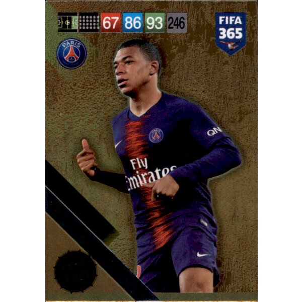 Fifa 365 Cards 2019 - LE34 - Kylian Mbappe - Limited Edition