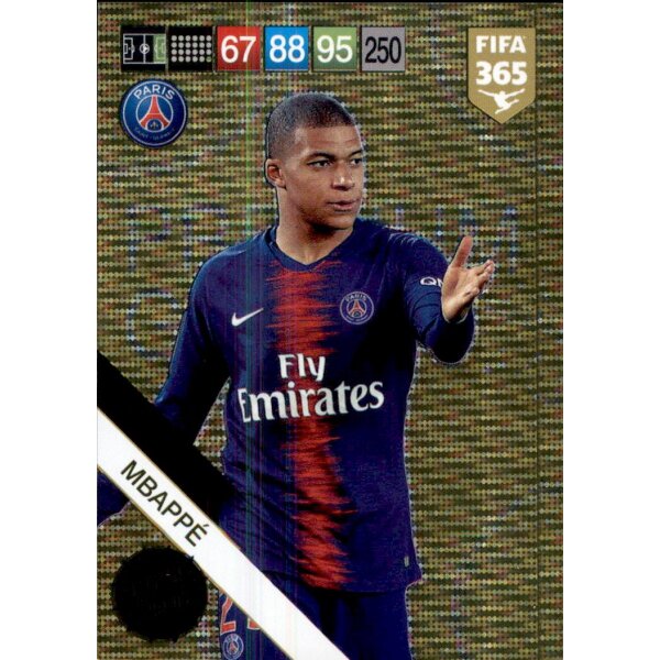 Fifa 365 Cards 2019 - LE36 - Kylian Mbappe - Limited Edition