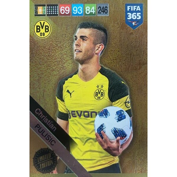 Fifa 365 Cards 2019 - LE42 - Christian Pulisic - Limited Edition