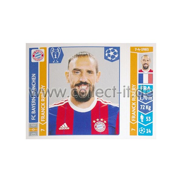 Sticker 354 - Franck Ribery - FC Bayern München