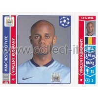 Sticker 366 - Vincent Kompany - Manchester City FC