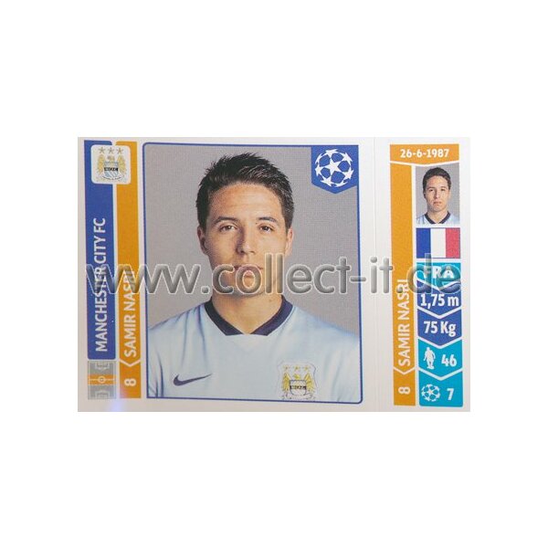 Sticker 370 - Samir Nasri - Manchester City FC