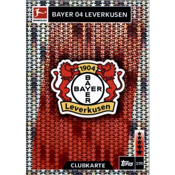 MX 190 - Clubkarte - Bayer 04 Leverkusen