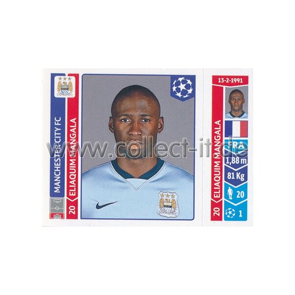 Sticker 375 - Eliaquim Mangala - Manchester City FC