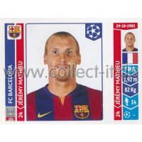 Sticker 429 - Jeremy Mathieu - FC Barcelona